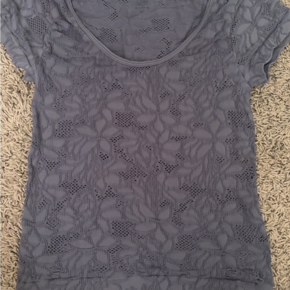 Tilly's Charcoal Lace Tank Top